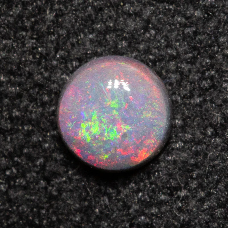 0.14 ct dark opal 3.4x3.4x1.7mm