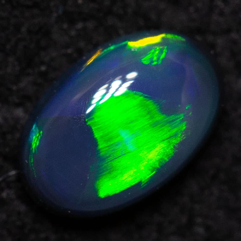 0.20 ct black opal 4.9x3.3x1.9mm