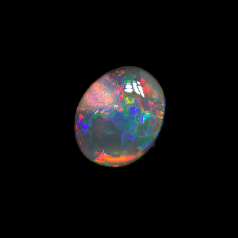0.38 ct black opal 5.6x4.6x2.3mm - Image 2