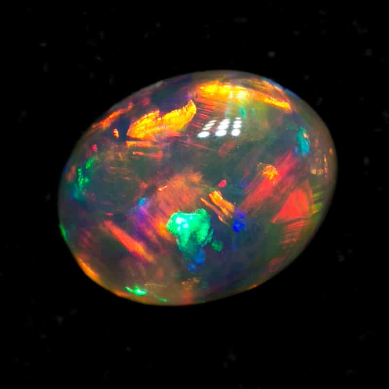0.44 ct gem crystal opal 5.5x4.5x2.5mm