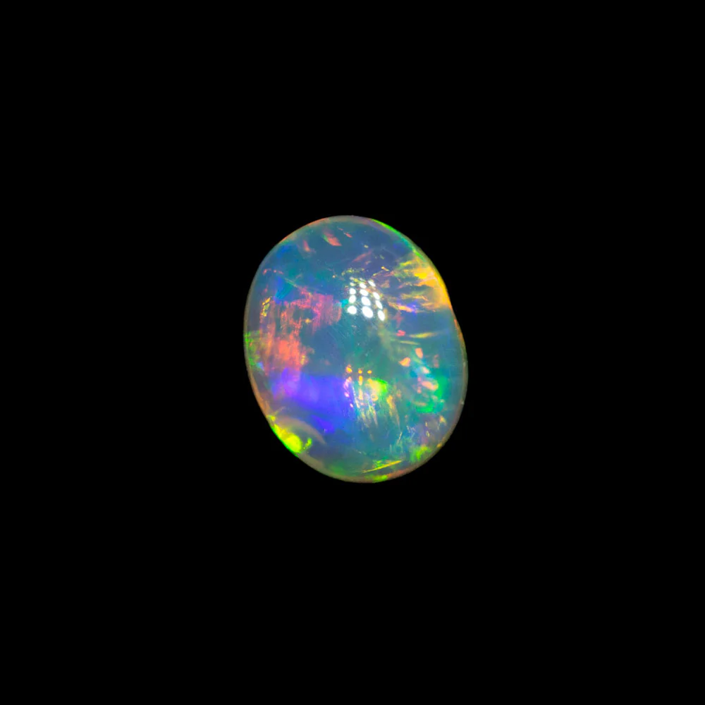 0.46 ct double-sided crystal opal 5.6x4.5x2.8mm