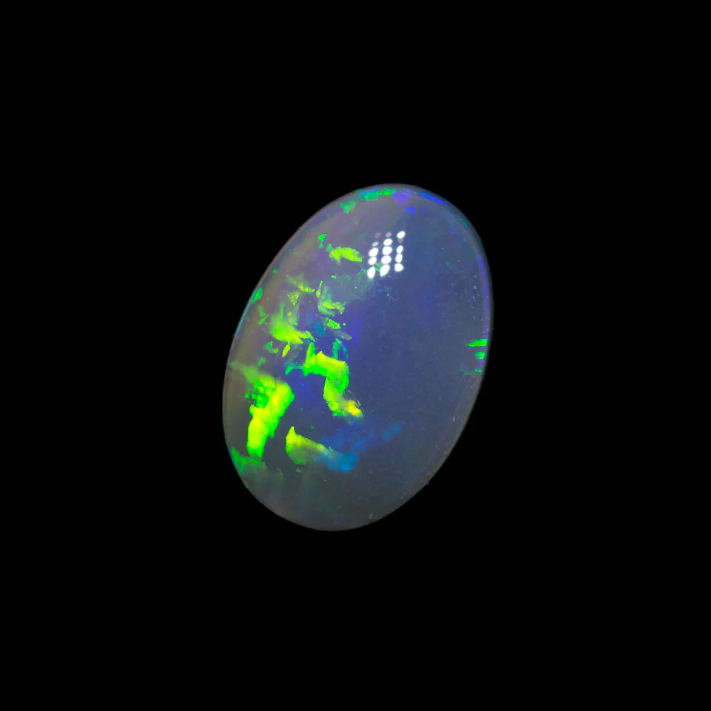 0.71 ct black opal 8.2x5.8x2.4mm