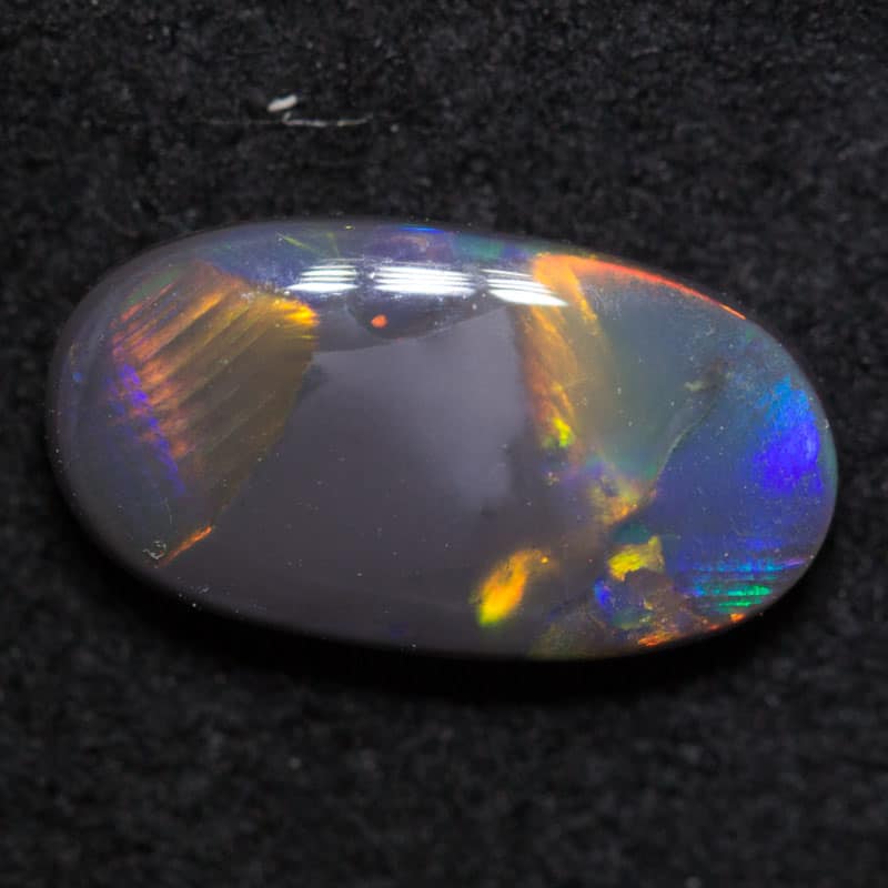 0.81ct black opal 9.6x5.2x2.3mm