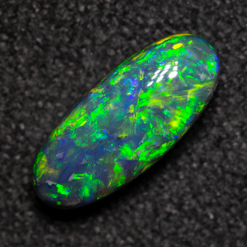 0.82 ct black opal 9.1x4x3.3mm