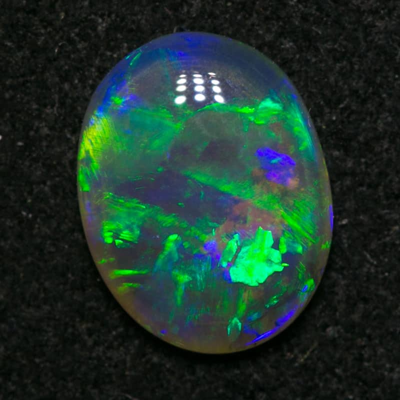 0.82 ct gem crystal opal 8x6x2mm