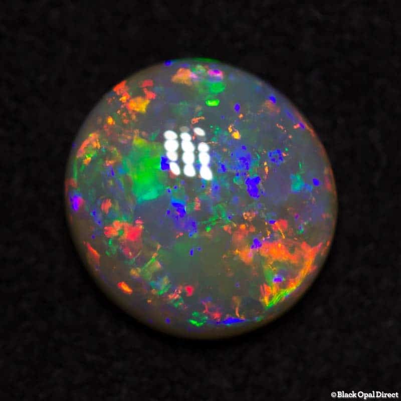 0.89 ct gem crystal opal 7x6.5x3mm