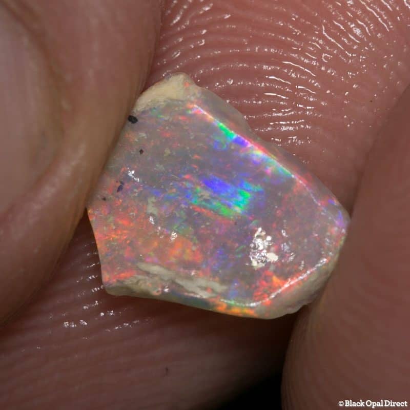 0.95 ct rough opal piece 10mm across