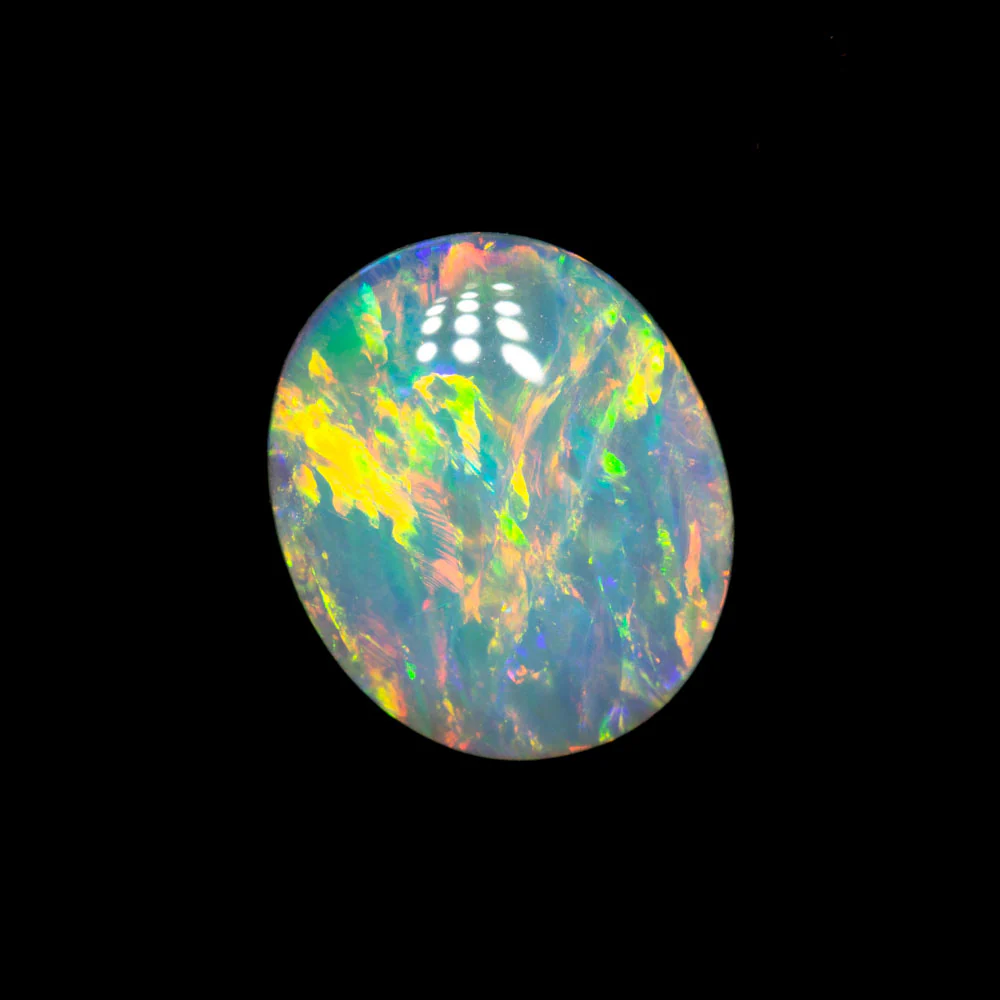 0.97 ct crystal opal 9.4x7.9x1.9mm