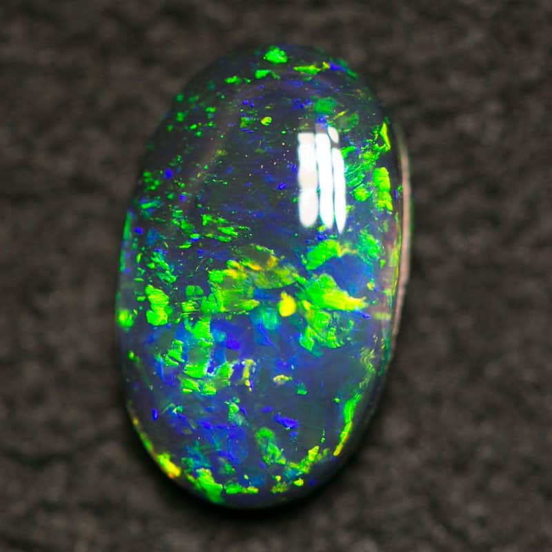 1.00 ct black opal 9x5x3mm