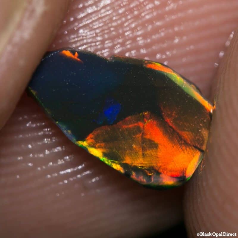 1.01 ct rough opal piece 10mm across