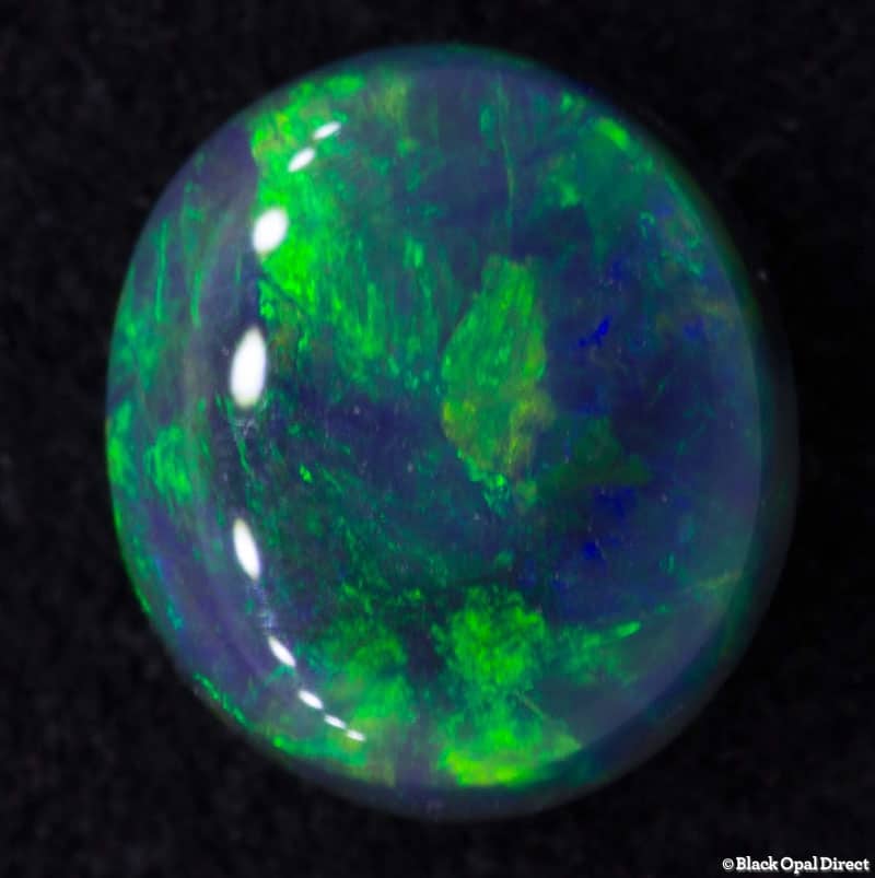 1.06 ct black opal 7.5x7x3mm
