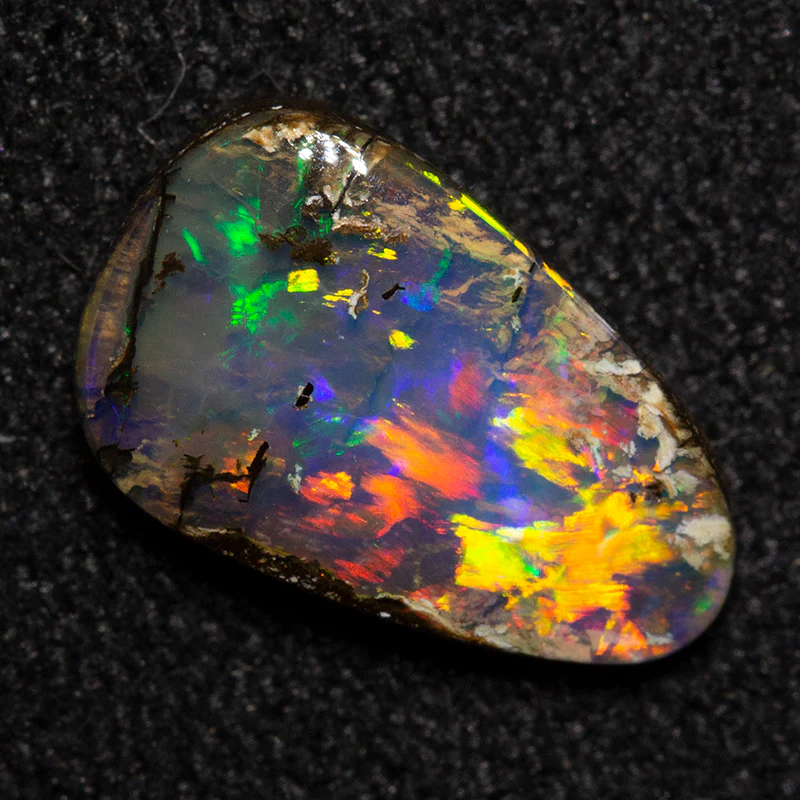 1.06 ct boulder opal 9.6x6x2.4mm