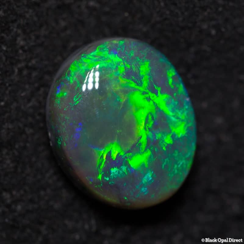 1.09 ct black opal 7x6x3.5mm