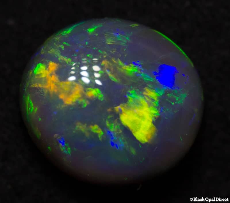 1.16 ct semi black opal 7x6x4mm