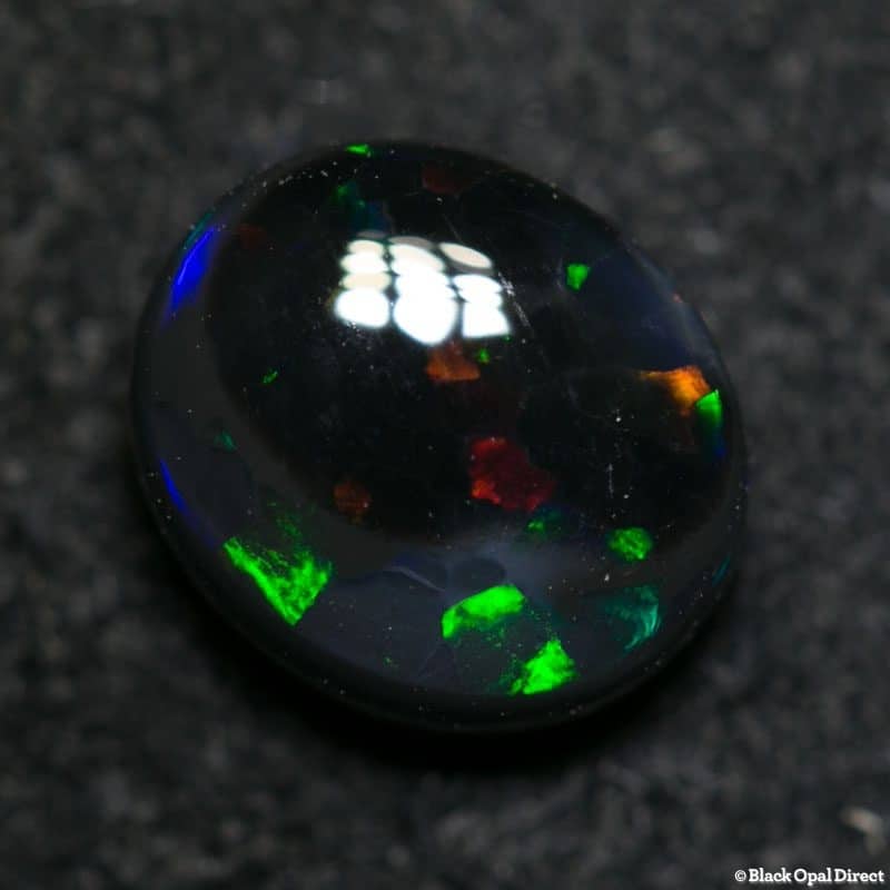 1.21 ct black opal 7.5x6.5x3.5mm
