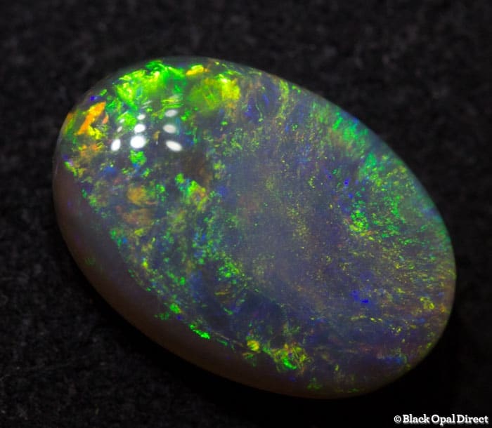1.38 ct semi black opal 10x7x3mm