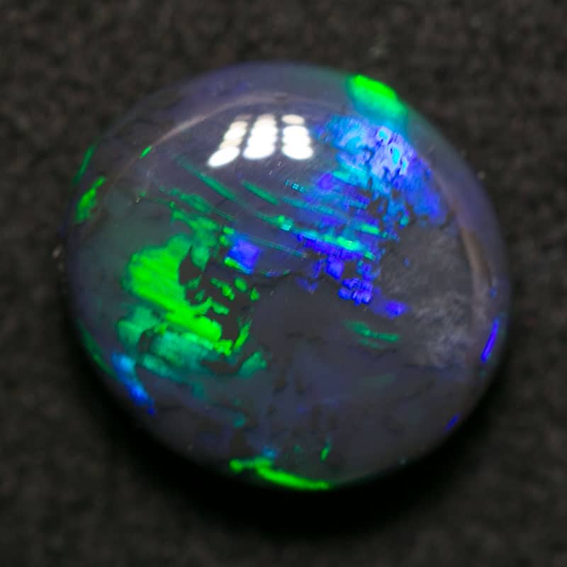 1.44 ct black opal 8x7x3.5mm