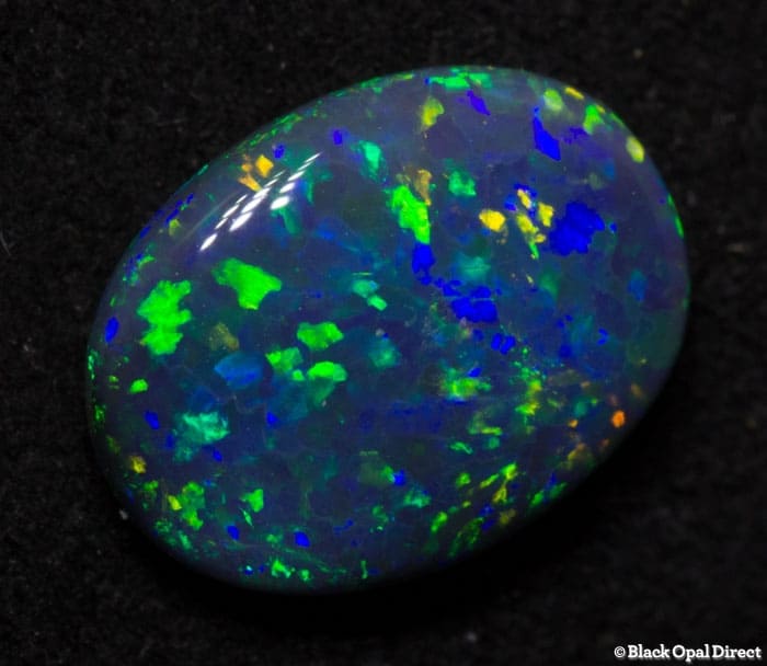 1.53 ct double sided black opal 10x7x3.5mm