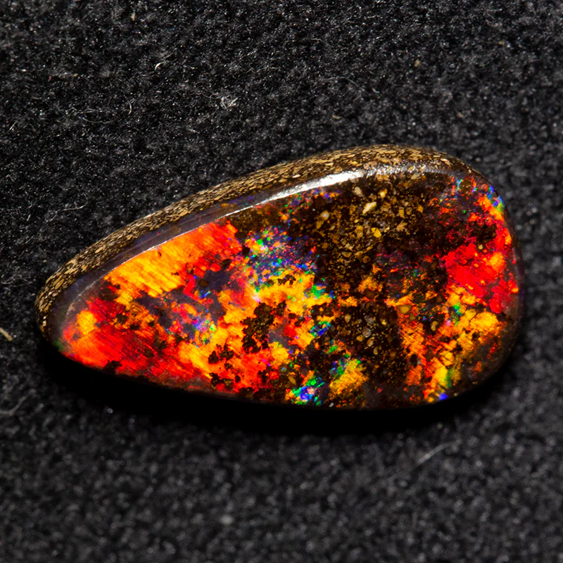 1.63 ct boulder opal 11.5x6.2x2.6mm