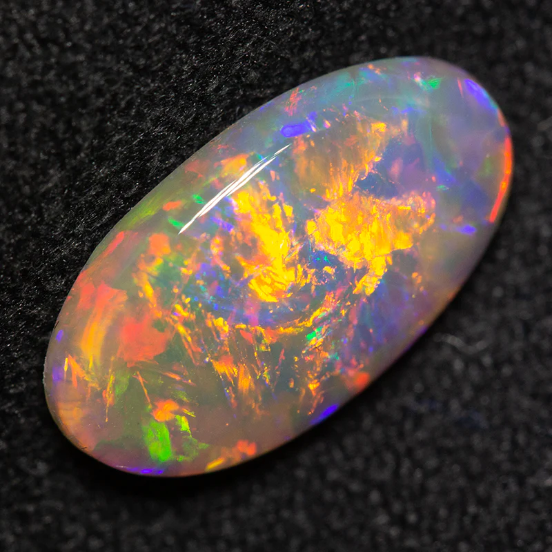 1.63 ct dark opal 12x7x2.5mm