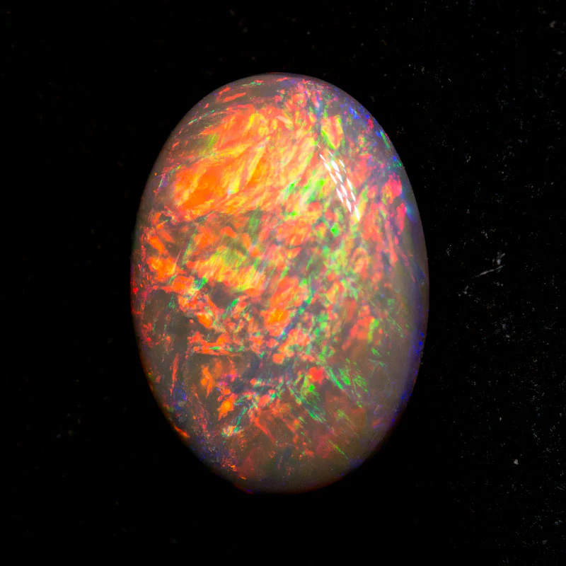 1.72 ct dark opal 10x7.1x3.8mm