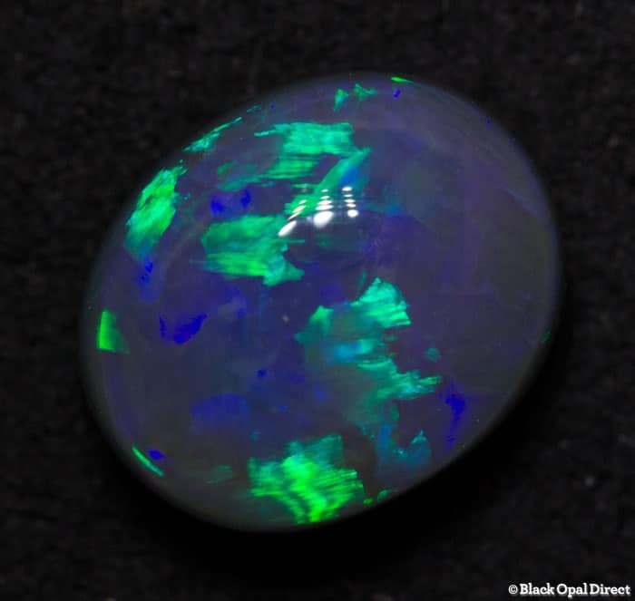 1.73 ct black opal 9x7x4.5mm