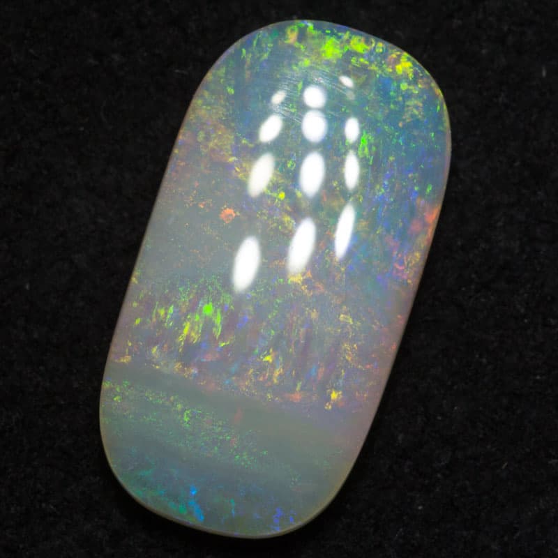1.75 ct white opal 13x6.9x2.6mm