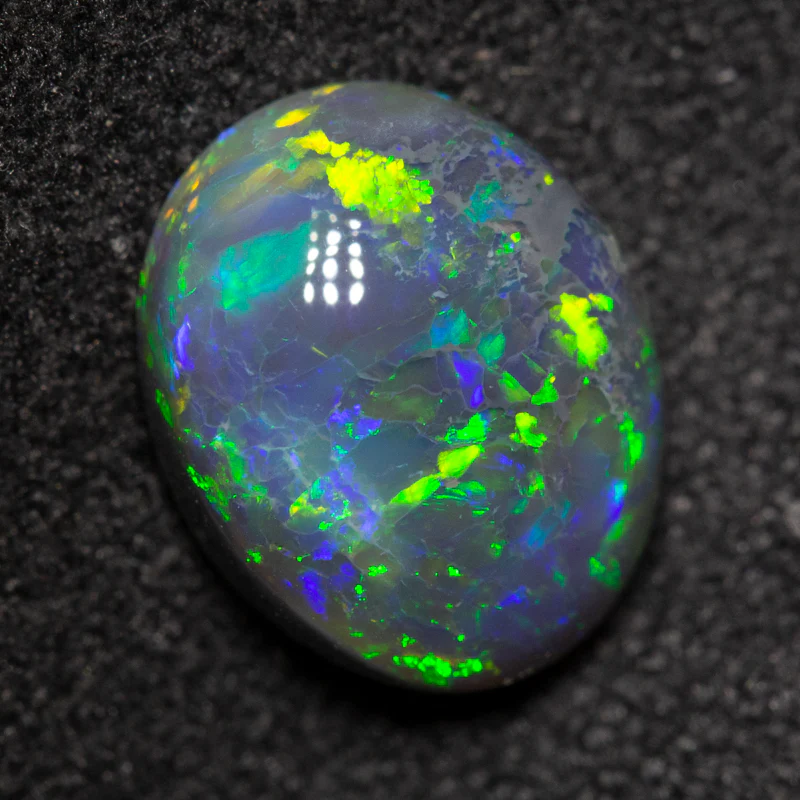 1.76 ct black opal 9x7x3.5mm