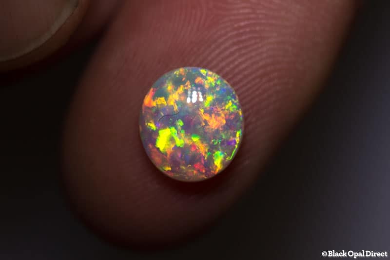 1.77 ct gem crystal opal 9.4x8.6x3.6mm