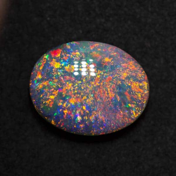 1.86 ct black opal 9.7x7.7x4mm