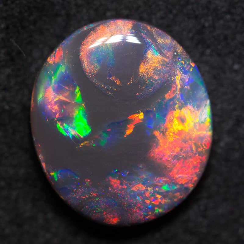 1.88ct black opal 10x9x3mm