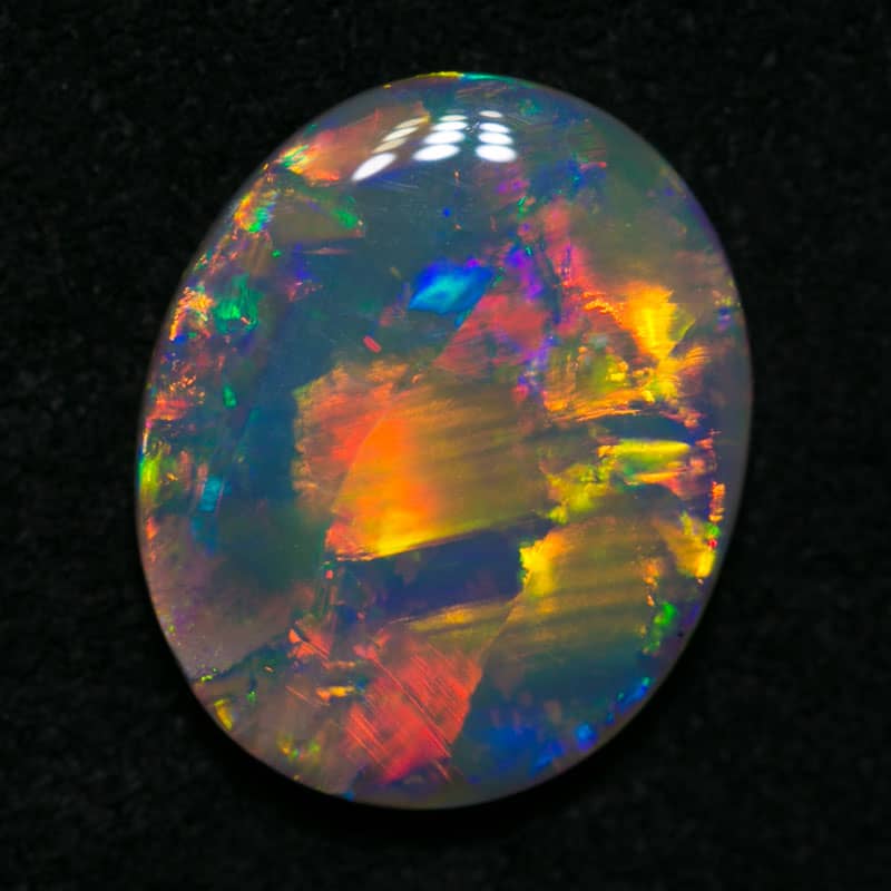 1.91 ct gem crystal opal 12x10x2mm