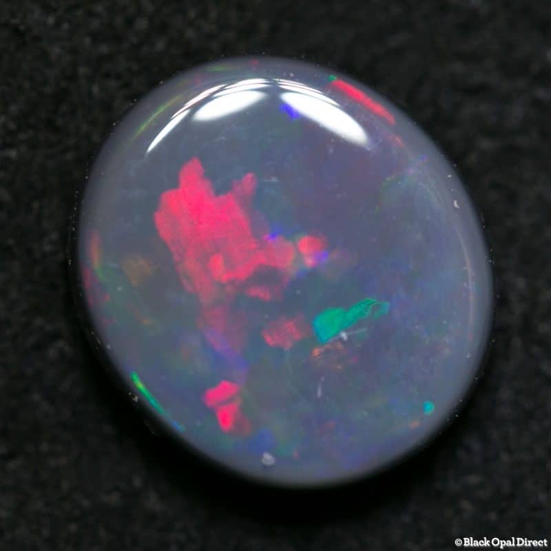 1.93 ct black opal 9x8x3mm