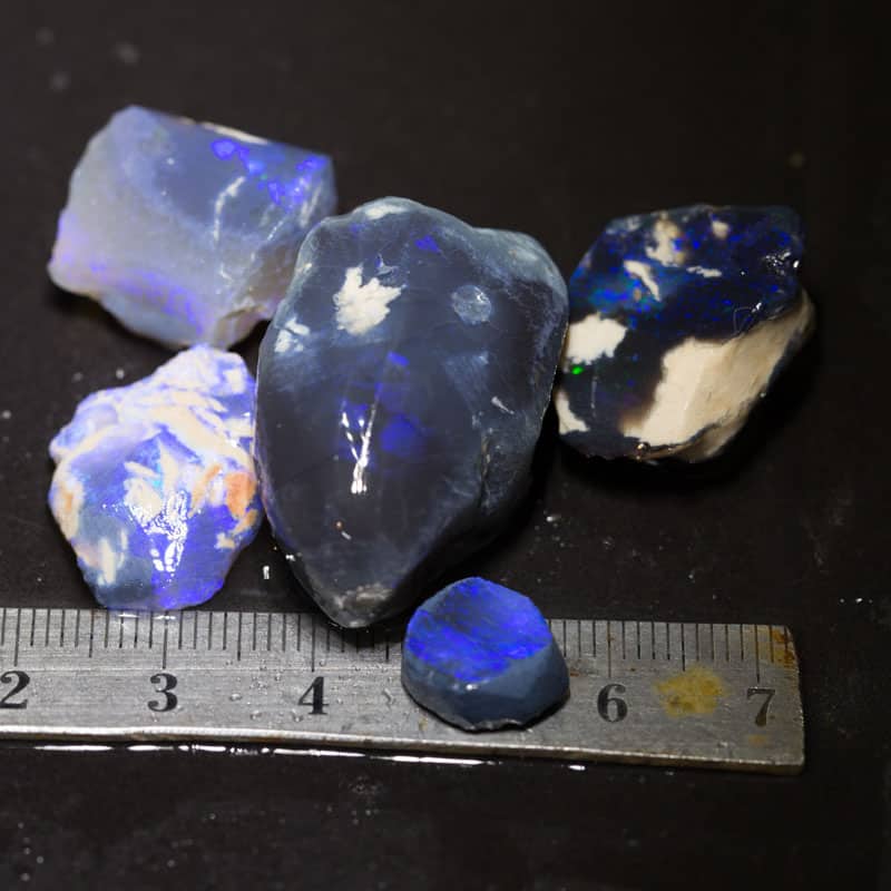 109 ct rough opal parcel 5 pieces