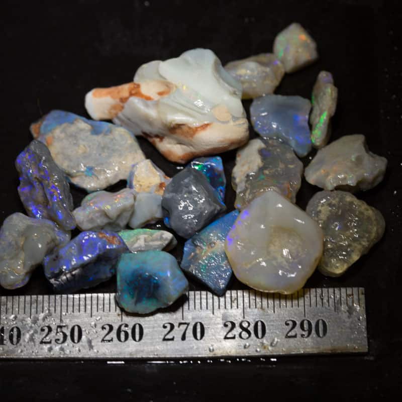111 ct rough opal parcel 20 pieces