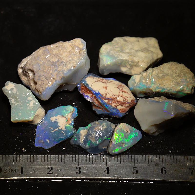 114 ct rough opal parcel 9pc