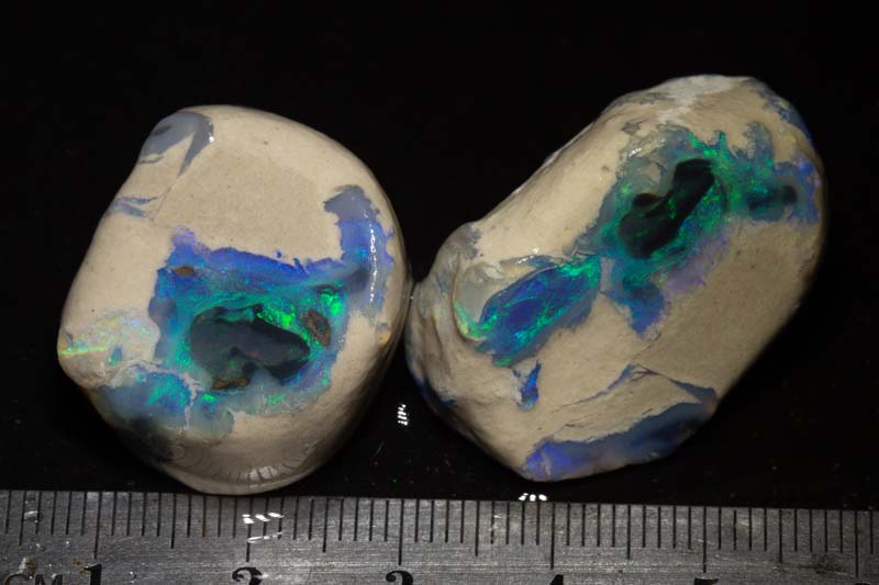 117 ct rough opal parcel 2pc