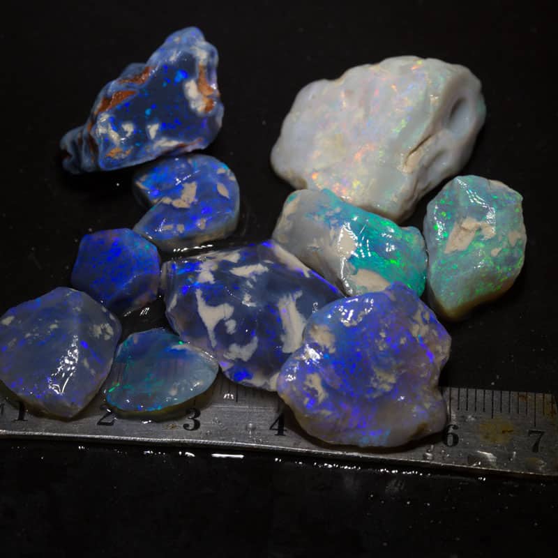 119 ct rough opal parcel 10 pieces