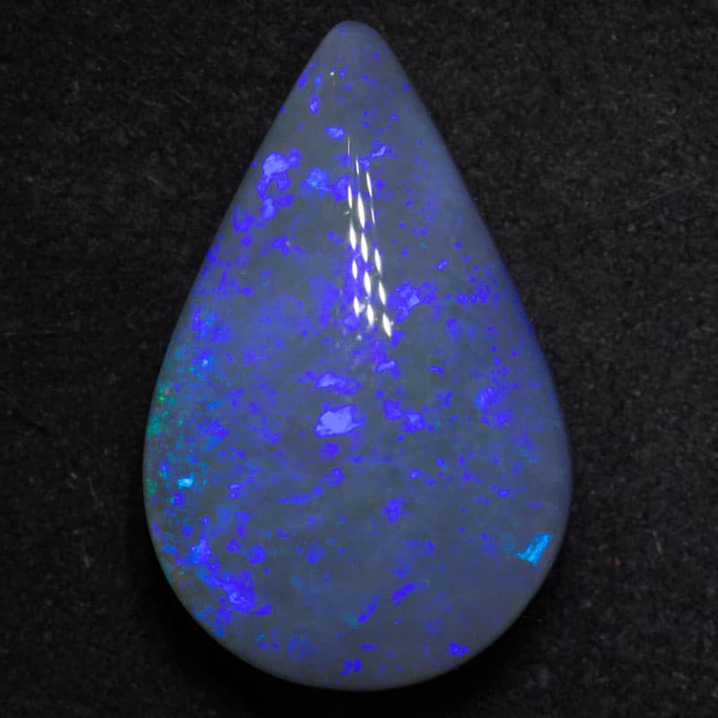 12.36 ct black opal 21x13x8mm