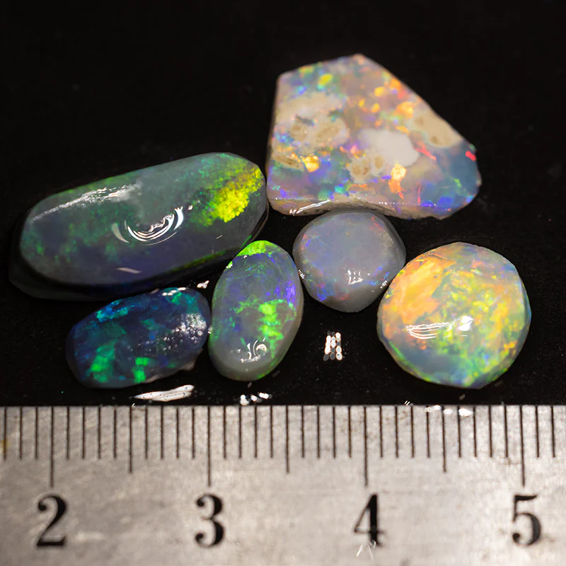 13.06 ct opal rubs parcel 6pc
