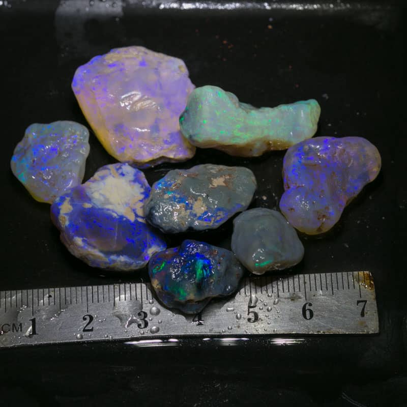 134 ct rough opal parcel 8 pieces
