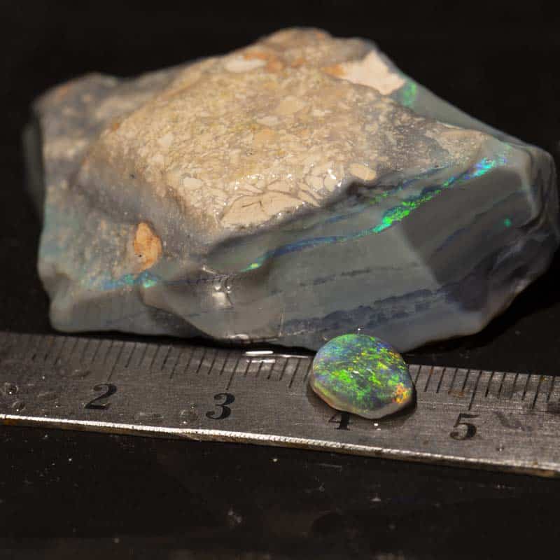 138 ct rough opal parcel 2pc