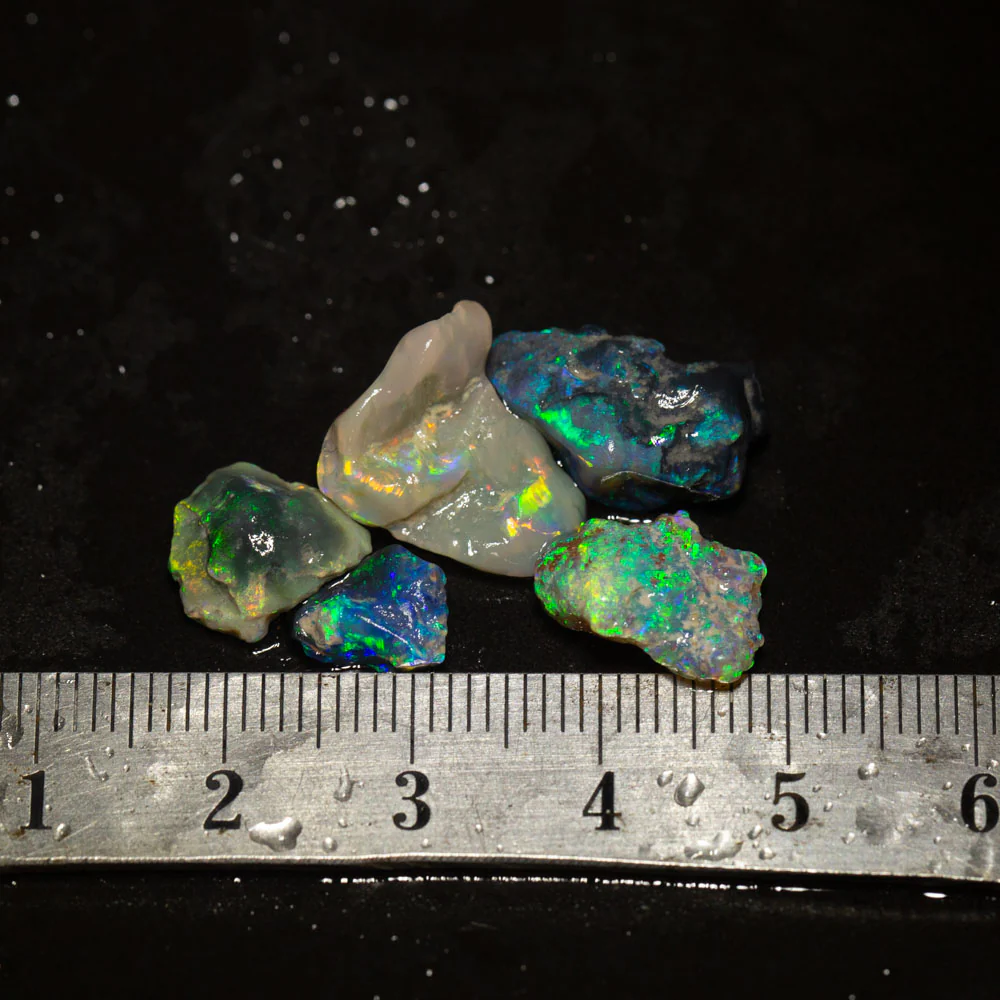 15 ct rough opal parcel 5pc