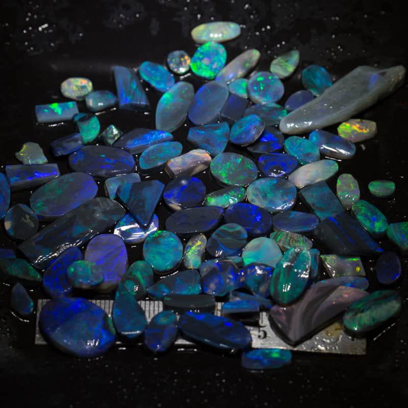 158 ct opal rubbed parcel 100 pieces