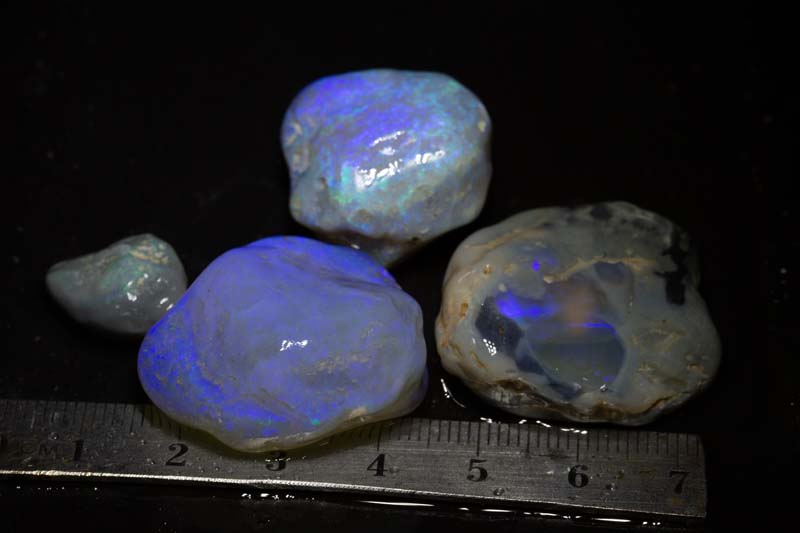 166 ct rough opal parcel 4pc