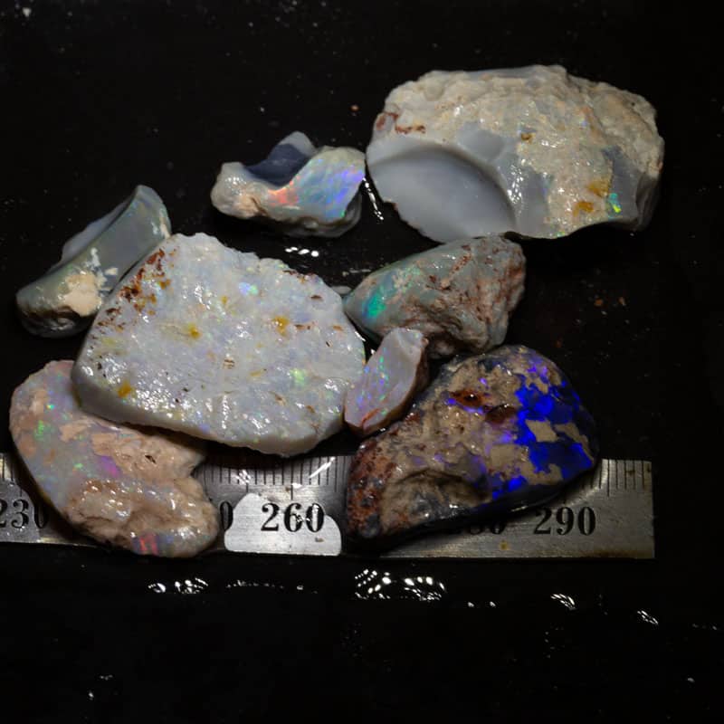 171 ct rough opal parcel 8 pieces