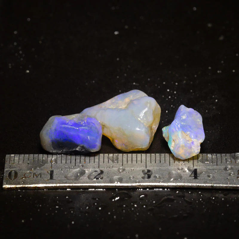 18 ct rough opal parcel 3pc