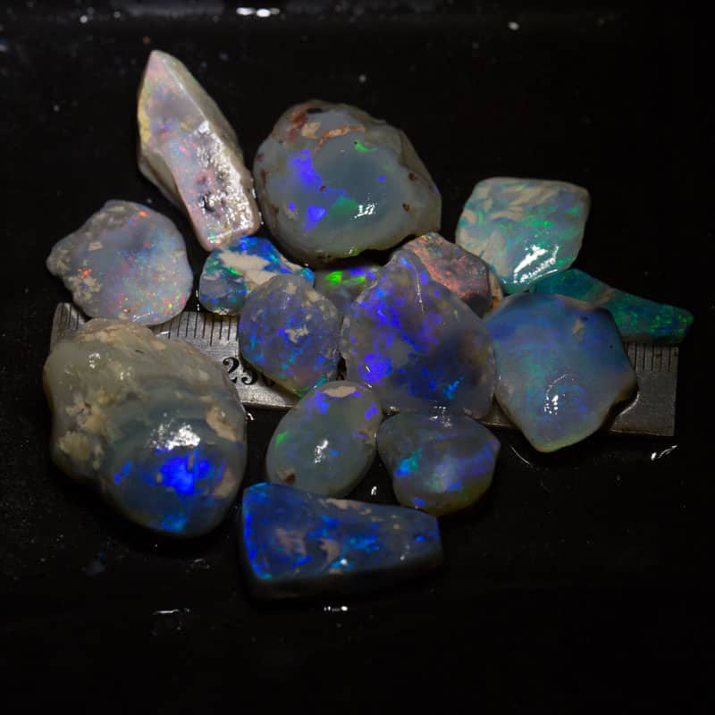 181 ct rough opal parcel 16 pieces