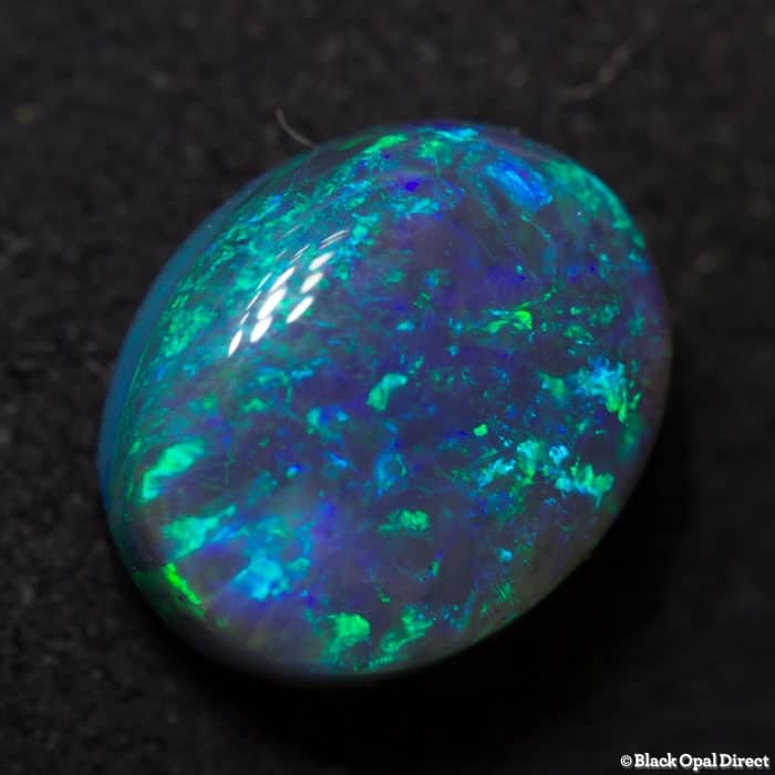 2.09 ct black opal 9x8x4mm