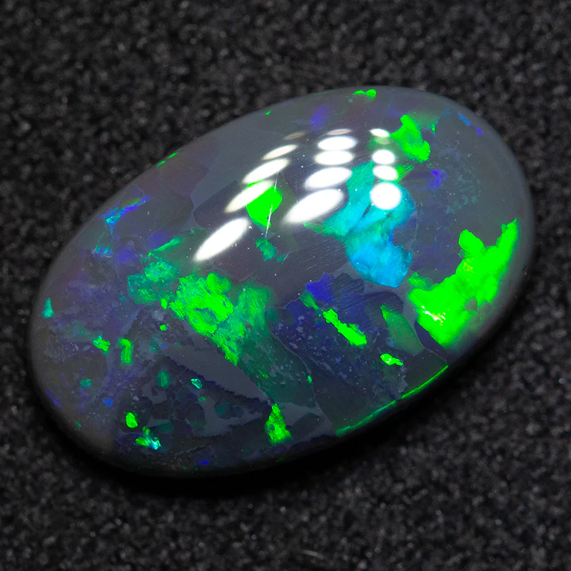 2.12 ct black opal 12x8x3mm